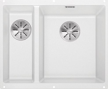 Attēls no Zlewozmywak Blanco Subline 340/160-U Silgranit biay z korkiem InFino, komora z prawej (523562)