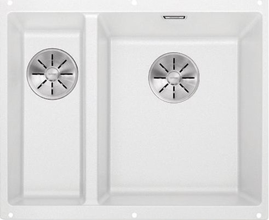 Picture of Zlewozmywak Blanco Subline 340/160-U Silgranit biay z korkiem InFino, komora z prawej (523562)