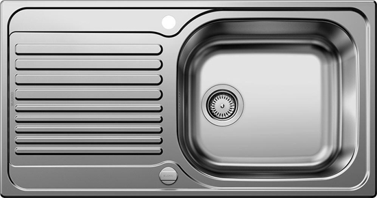 Изображение Zlewozmywak Blanco  Tipo XL 6 S Stal matowa odwracalny, korek auto.