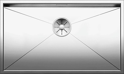 Picture of Zlewozmywak Blanco Zerox 700-U stal polerowana z korkiem InFino(521593)