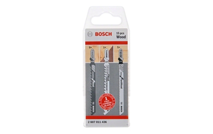 Picture of Bosch 2 607 011 436 jigsaw/scroll saw/reciprocating saw blade Jigsaw blade 15 pc(s)