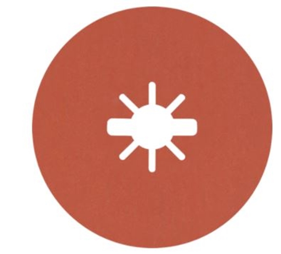 Изображение Bosch 2608621821 Fiberscheibe O 115 mm Körnung 60 25 St. Stainless steel Sanding disc