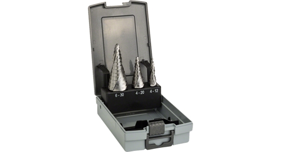 Изображение Bosch HSS Step Drill Bit, 3-Flat Shank, Sets