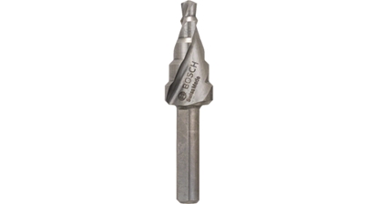Picture of Bosch HSS Step Drill Bits, 3-flat Shank