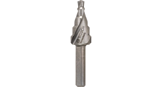 Picture of Bosch HSS Step Drill Bits, 3-flat Shank