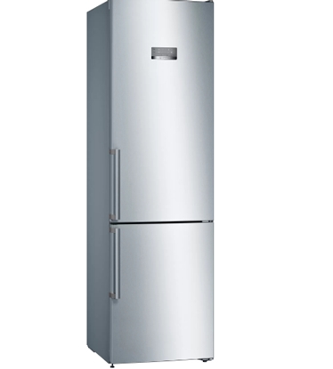 Attēls no Bosch KGN397LEQ fridge-freezer Freestanding 368 L E Stainless steel