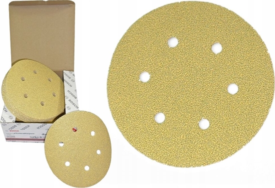 Изображение Bosch krki 150mm C450 gr.120, 50 sztuk 6 otworów (2608621725)