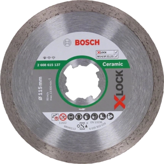 Изображение Bosch 2 608 615 137 angle grinder accessory Cutting disc
