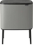 Изображение Brabantia Waste Bin Bo Touch Bin Mineral Concrete Grey, 3 x 11 L
