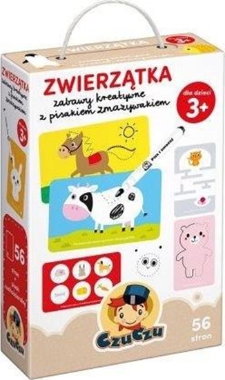 Picture of Bright Junior Media Czuczu Zwierztka Zabawy Kreatywne Z Pisakiem Zmazywakiem