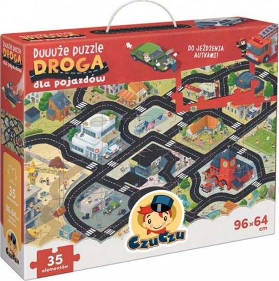 Picture of Bright Junior Media Duuue puzzle z dziurk Droga dla pojazdów