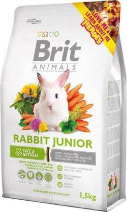 Attēls no Brit ANIMALS 1,5kg KRÓLIK JUNIOR COMPLETE