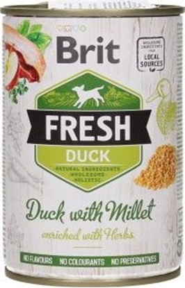 Attēls no Brit Brit Fresh Dog Duck with Millet puszka 400g