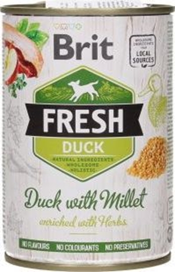 Picture of Brit Brit Fresh Dog Duck with Millet puszka 400g