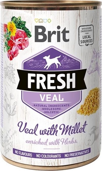 Picture of Brit Brit Fresh Dog Veal with Millet puszka 400g