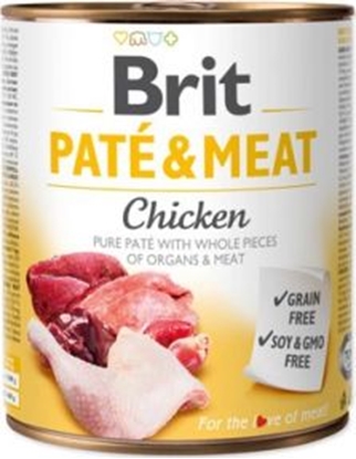 Изображение Brit Brit Pate & Meat Dog Chicken puszka 800g