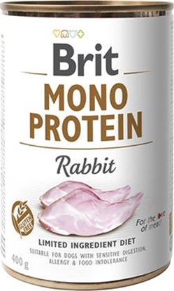 Attēls no Brit Mono Protein Rabbit puszka 400g