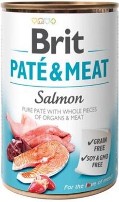 Attēls no Brit Pate&Meat Salmon 400g