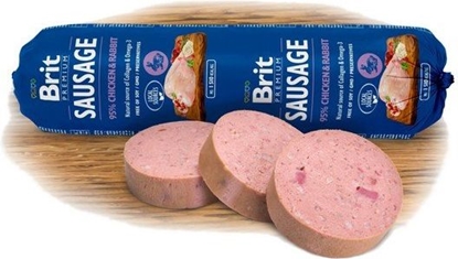 Изображение Brit Premium Sausage Chicken & Rabbit 800g