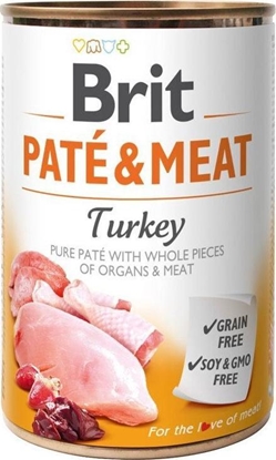 Attēls no Brit puszka PATE&MEAT TURKEY /6 800g