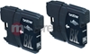 Picture of Brother LC1100BKBP2 ink cartridge 2 pc(s) Original Black