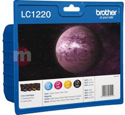 Attēls no Brother LC1220VALBP ink cartridge 4 pc(s) Original Black, Cyan, Magenta, Yellow