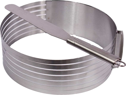 Attēls no Brunbeste Regulowana Tortownica Z Noem Do Krojenia Biszkoptu Na Tort