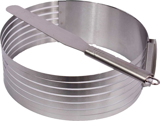 Picture of Brunbeste Regulowana Tortownica Z Noem Do Krojenia Biszkoptu Na Tort