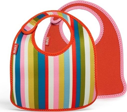 Изображение Built liniak Mess Mate Baby Pink Stripe 2 szt.