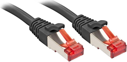 Attēls no Lindy RJ-45/RJ-45 Cat6 10m networking cable Black S/FTP (S-STP)