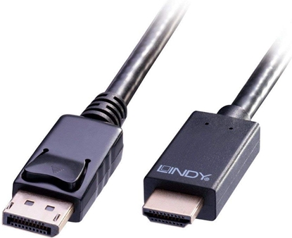 Attēls no Lindy 5m DisplayPort to HDMI 10.2G Cable