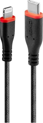 Attēls no Lindy 0.5m Reinforced USB Type C to Lightning Cable