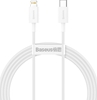 Picture of Kabel USB Baseus USB-C - Lightning 1.5 m Biały (CATLYS-B02)