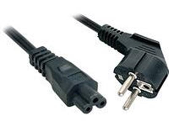 Изображение Lindy 2m, CEE 7/7 - IEC 320 C5 Black CEE7/7 C5 coupler