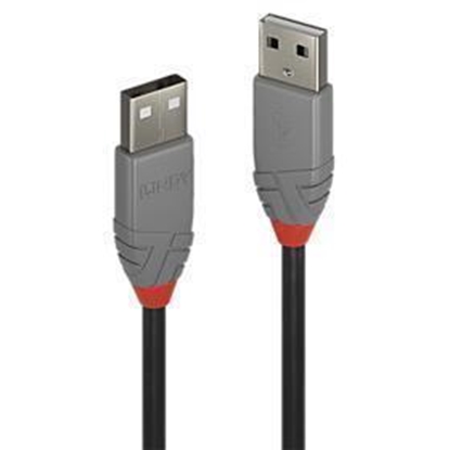 Изображение Lindy 3m USB 2.0 Type A Cable, Anthra Line