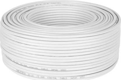 Picture of Cabletech Kabel koncentryczny 3c 2v biały
