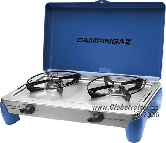Picture of Campingaz Campingaz Camping Kitchen 2 DE, gas cooker (gray, for refillable gas bottles)