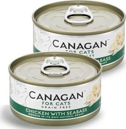 Attēls no Canagan CANAGAN KOT pusz.75g CHICKEN/SEABASS KURCZAK / SEABASS /12