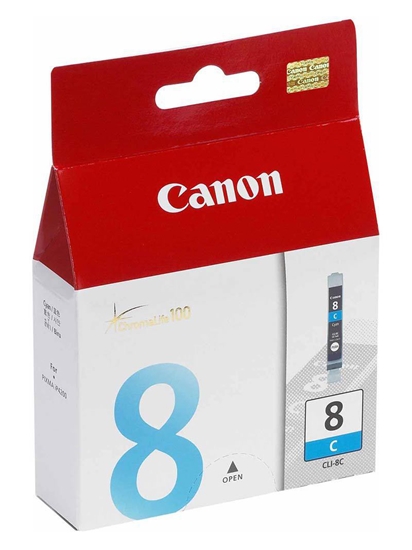 Picture of Canon CLI-8 C w/sec ink cartridge 1 pc(s) Original Cyan