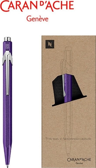 Изображение Caran d`Arche Długopis CARAN D'ACHE 849 Nespresso Arpeggio, M, w pudełku, fioletowy