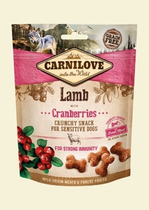 Attēls no Carnilove Przysmak Dog Snack Fresh Crunchy Lamb+Cranberries 200g