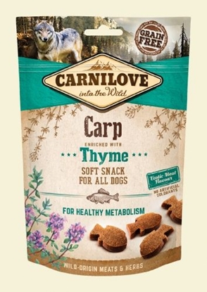 Attēls no Carnilove Przysmak Dog Snack Fresh Soft Carp+Thyme 200g