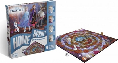 Attēls no Cartamundi Gra planszowa Home Sprint. Kraina Lodu 2