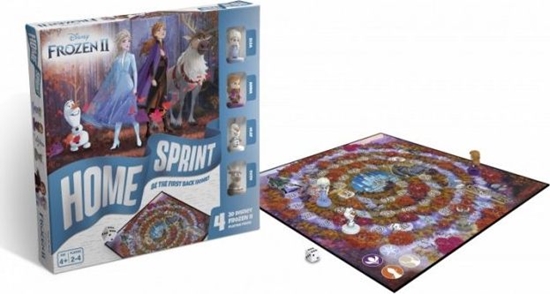 Изображение Cartamundi Gra planszowa Home Sprint. Kraina Lodu 2