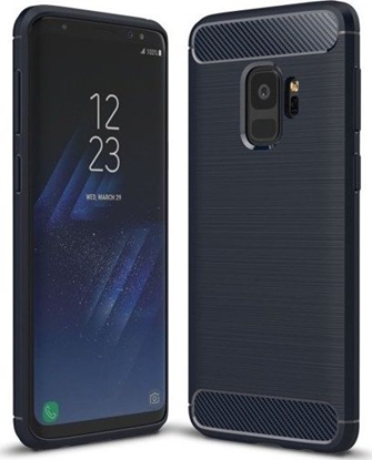 Picture of CASE ETUI CARBON LUX NIEBIESKI SAMSUNG GALAXY J4 2018 standard