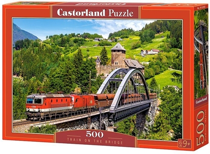 Picture of Castorland 500 elementów, Pociąg na moście (52462)