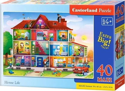 Изображение Castorland Puzzle 40 maxi - House Life CASTOR