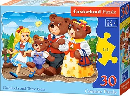 Picture of Castorland Puzzle Goldilocks and Three Bears 30 elementów