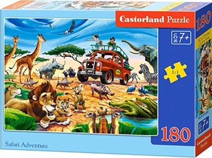 Attēls no Castorland Puzzle Safari Adventure 180 elementów