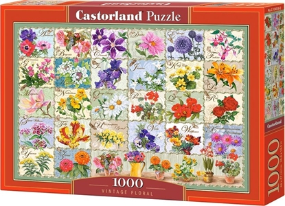 Attēls no Castorland Puzzle Vintage Floral 1000 elementów